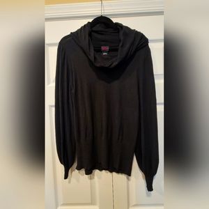 Torrid brand black Cowl neck sweater size 1